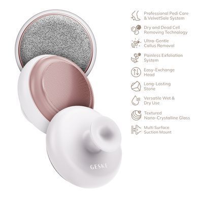 Набір для догляду за стопами з ручкою GESKE Dual Foot Smoothener 9в1 starlight