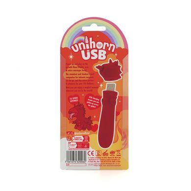 Вібратор-єдиноріжка Unihorn USB Bullet &ndash; Blaze Diablo віброкуля, USB-зарядка, 10 режимів