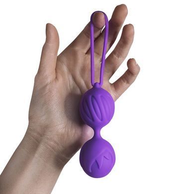 Вагинальные шарики Adrien Lastic Geisha Lastic Balls BIG Violet (L), диаметр 4см, вес 90гр