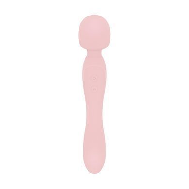 Вібромасажер Good Vibes Only - SIMI Double-Sided Wand Vibrator Soft Silicone - Pink