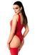 Боди Noir Handmade F352 Red powerwetlook body - 3XL