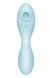 Вакуумный смарт-стимулятор с вибрацией Satisfyer Curvy Trinity 5 (Blue), управление со смартфона