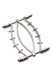 Зажим для вагины Master Series: Spread 'Em Poker Vagina Clamp with Adjustable Pressure Screws, шипы