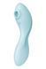 Вакуумный смарт-стимулятор с вибрацией Satisfyer Curvy Trinity 5 (Blue), управление со смартфона