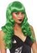 Хвиляста перука Leg Avenue Misfit Long Wavy Wig Green, довга, реалістичний вигляд, 61 см