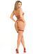 Портупея и гартеры Leg Avenue Vegan Leather Harness Top and Garter M