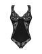 (SALE) Мереживне боді Obsessive Donna Dream crotchless teddy M/L Black, відкритий доступ
