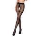 Колготки с открытым доступом, имитация чулок Passion TIOPEN 019 black 3/4 (20 den)