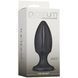 Анальный плаг с каналами для смазки Doc Johnson Platinum Premium Silicone &mdash; The Rocket &mdash; Black