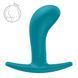 Анальная пробка Fun Factory BOOTIE M Aquamarine, диаметр 3,3 см, тонкий ограничитель