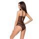 Боди под шею, халтер VELIA BODY black XXL/XXXL - Passion Exclusive