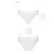 Трусики з прозорою вставкою Passion PS002 PANTIES S, white