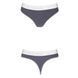 Спортивные трусики-стринги Passion PS007 PANTIES L, dark grey