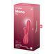 Смарт вібратор-кролик Satisfyer Mono Flex Red, 2 мотори, керування через інтернет