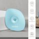 Щітка для обличчя GESKE Facial Brush 4в1 з тримачем turquoise