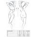Боди Passion MELANIA BODY XXL/XXXL, black