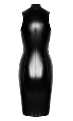 Платье Noir Handmade F337 Powerwetlook midi dress - M