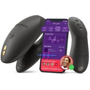 Смарт-вібратор для пар We-Vibe Chorus Pro Satin Black