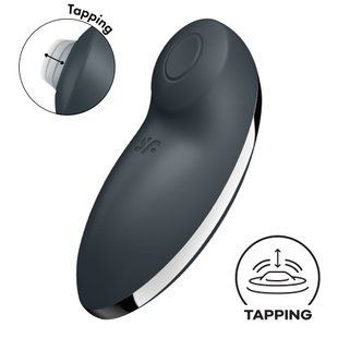 Вибростимулятор-пульсатор Satisfyer Tap & Climax 2 Grey