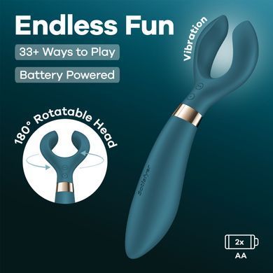 Вибратор для пар Satisfyer Endless Fun Battery Series, три мотора, многофункциональный