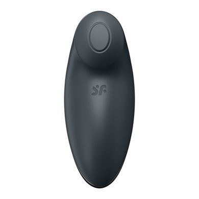 Вібростимулятор-пульсатор Satisfyer Tap & Climax 2 Grey, ефект постукування пальцем