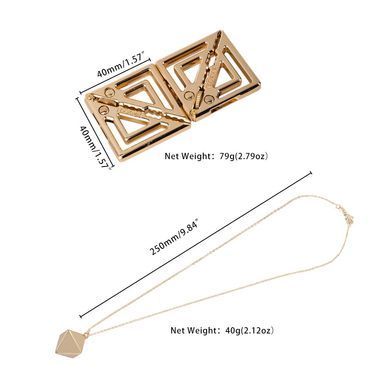 Зажимы для сосков с тяжелой подвеской LOCKINK Adjustable Nipple Clamps with Heavy Pendant - Golden