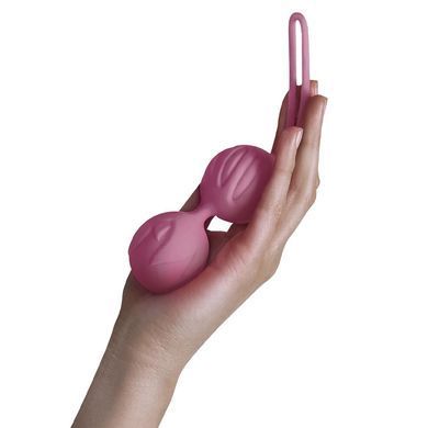 Вагинальные шарики Adrien Lastic Geisha Lastic Balls BIG Pink (L), диаметр 4см, вес 90гр
