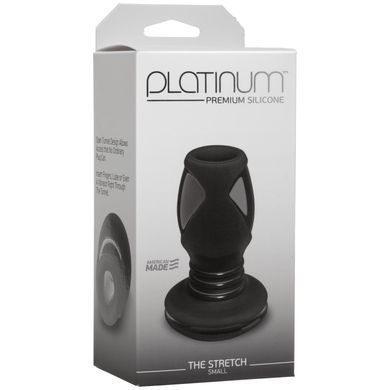Анальный туннель Doc Johnson Platinum Premium Silicone &mdash; The Stretch &mdash; Small &mdash; Black