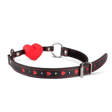 Силиконовый кляп в виде сердца Whipped - Heart Ball Gag