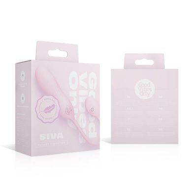 Виброяйцо Good Vibes Only - SIVA Bullet Vibrator Soft Silicone - Pink