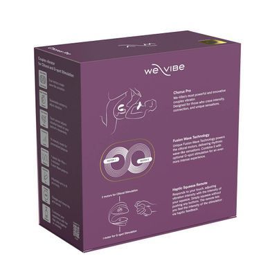 Смарт-вибратор для пар We-Vibe Chorus Pro Satin Black