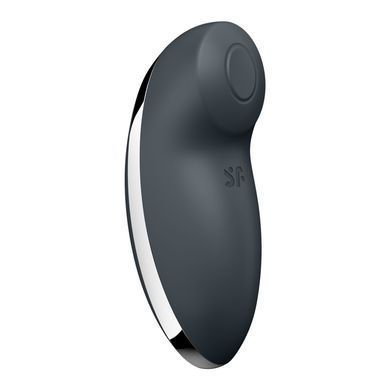 Вібростимулятор-пульсатор Satisfyer Tap & Climax 2 Grey, ефект постукування пальцем