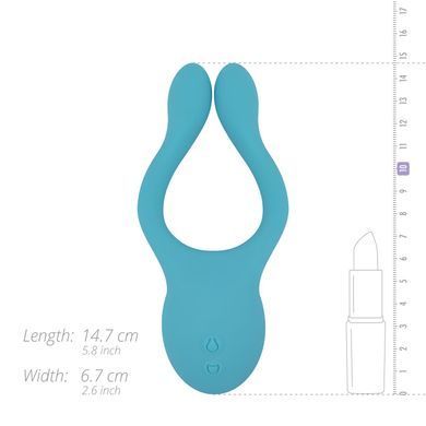 Универсальный вибратор для пар Cala Azul &ndash; Dani Couples Toy, 10 режимов