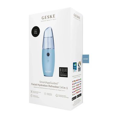 Зволожувач для шкіри обличчя GESKE Facial Hydration Refresher 4 in 1 aquamarine