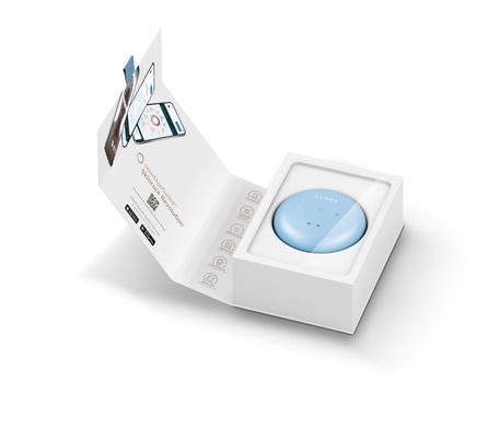 Масажер для обличчя та тіла GESKE Sonic Cool&Warm Face and Body Massager 9в1 aquamarine