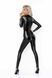 Комбинезон с мокрым эффектом Noir Handmade F293 Powerwetlook catsuit with front zipper, XL
