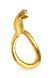 Эрекционное кольцо с головой кобры Master Series: Cobra King Golden Cock Ring