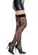 Чулки Leg Avenue Worship Me Cross Net Thigh Highs One Size