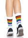 Шкарпетки жіночі в смужку Leg Avenue Pride crew socks Rainbow, 37&ndash;43 розмір