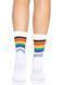 Шкарпетки жіночі в смужку Leg Avenue Pride crew socks Rainbow, 37&ndash;43 розмір