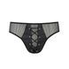 Мужские трусы со шнуровкой Passion 035 SLIP RICHARD L/XL Black, экокожа, сетка