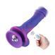 Фалоімітатор 8.2&Prime; з вібрацією для секс-машин Hismith Purple Silicone Dildo with Vibe, KlicLok