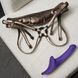 Вибронасадка для страпона с вакуумной стимуляцией Strap-On-Me Multi Orgasm Dildo S Purple