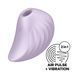 Вакуумный клиторальный стимулятор с вибрацией Satisfyer Pearl Diver Violet