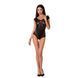 Бодистокинг Passion BS064 One Size, Black, боди, закрытое плечо, открытый доступ