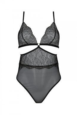Боді Passion AMBERLY BODY black, S/M, відкрита спина, низ стрінги