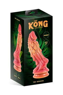 Фэнтезийный фаллоимитатор Kong Silicone The Dragon