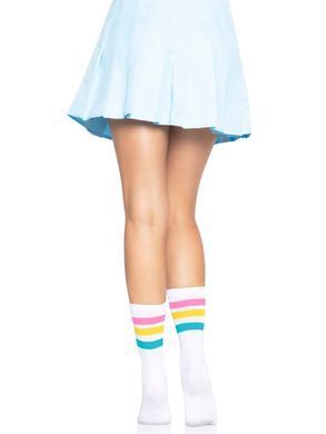 Носки женские в полоску Leg Avenue Pride crew socks Pansexual, 37&ndash;43 размер