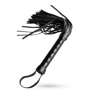 Батіг-флогер Whipped - Beat It Flogger - Black, екошкіра, Черный