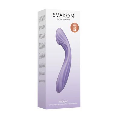 Смарт-вибратор для точки G Svakom Margot, 2 мотора, подогрев до 42 &deg;С